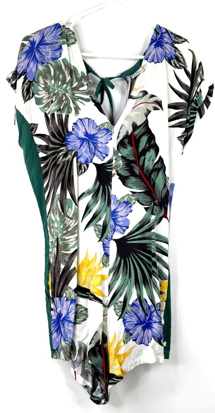 Hurley Women's Tropical Floral Romper Size XL